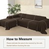 Rose Home Fashion Sectional Couch Covers for Sectional Sofa L