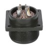 Aviation Socket 4 Pin 2.2KW‑5.5KW Alloy Equipment Plug Motors Industrial