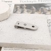 OTOTEC 20PCS 180 Degree Folding Flip Hinges 76x15mm Hole Center