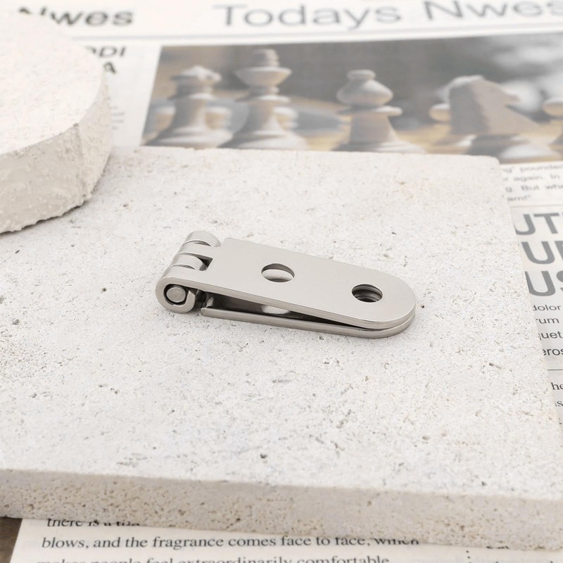 OTOTEC 20PCS 180 Degree Folding Flip Hinges 76x15mm Hole Center