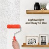 2 Pcs 7-Inch Textured Paint Roller for Wall, Drywall Texture