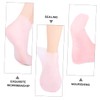 Ipetboom 2 Pairs Comfortable Elastic Foot Skin Socks Moisturizing and