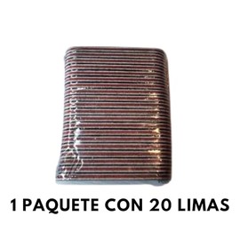 Limas de Uñas Chicas – Pack de 20 Piezas | Limas Portátiles para Manicure y Pedicure, Ideal para Uso Profesional o Personal