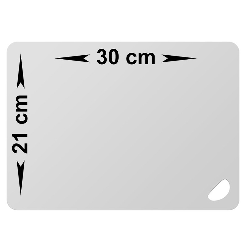 Kesper Cutting Mat, Wood, Green, 30x21x0.2cm