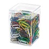 Wedo 90050099 Paperclips Metal 26 mm (Coated), Pack of 500 Assorted Colours