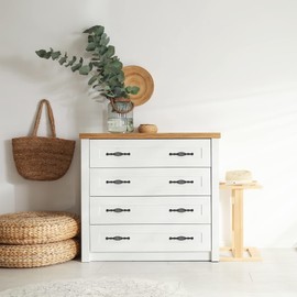 CcHhyyt Pack of 2 Antique Bird Cage Cabinet Handles, Vintage Metal Black Cabinet Handles with Screws, Drawer Handle, Furniture Handle, Door Handle for Kitchen Cabinet, Drawer, Cupboard (96 mm, Black