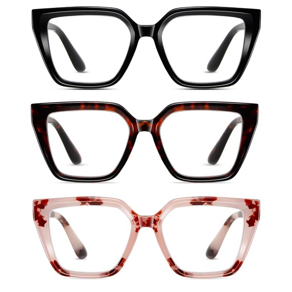 Hubeye Reading Glasses for Women Blue Light Blocking Computer Readers