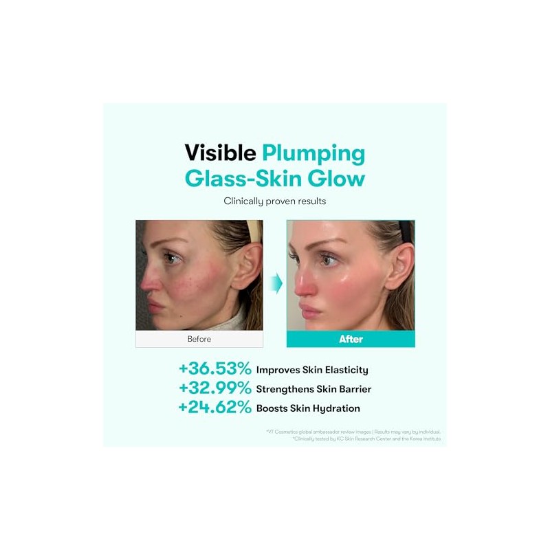 VT COSMETICS PDRN 100 Essence, Intensive Glow Serum, 100,000ppm Vegan