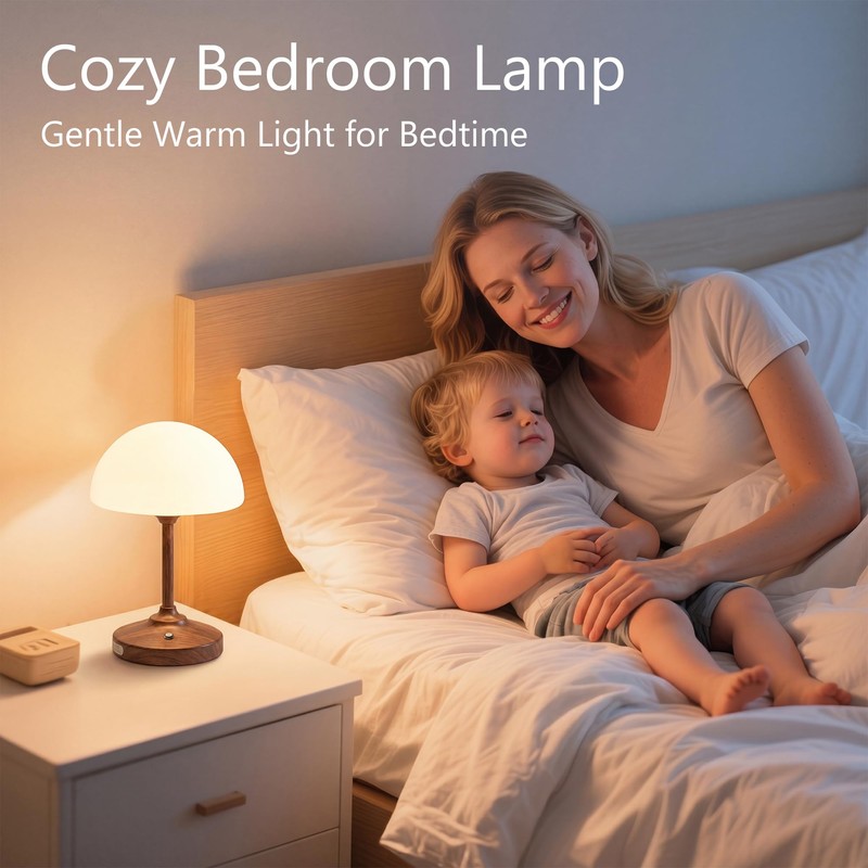 Dawnwake Table Lamp Cordless Lamp,Rechargeble Battery Operated Lamp