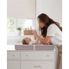 Blissful Diary Vegan Leather Baby Changing Pad with Waterproof &