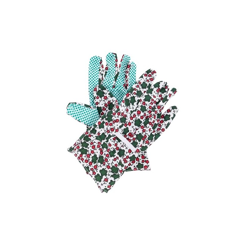 Ladies Flower Style Gardening Gloves, Light Duty Work In The