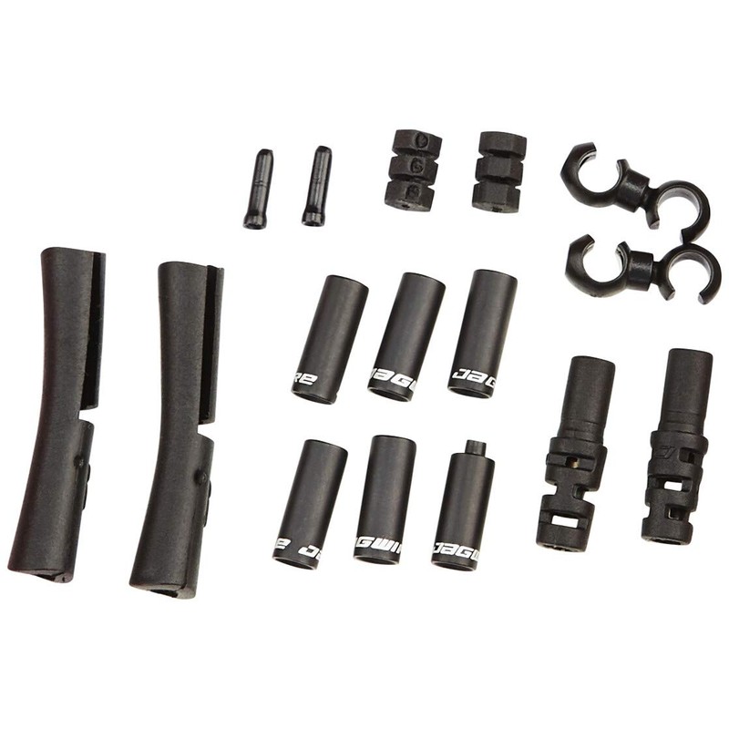 Jagwire Sport Shift XL Kit-Black Switching and Cable, Black, One