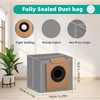 5 PCS Replacement Dust Bag Compatible With Eufy Clean X8