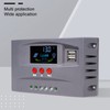 Solar Charge Controller with Light LCD MPPT Overcurrent Protection Solar