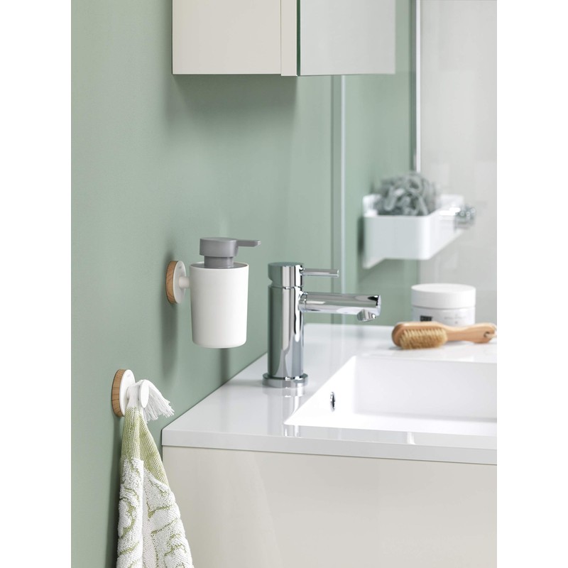 Tiger Urban White Freestanding Soap Dispenser with Removable Inner Container
