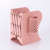 Expandable Desktop Metal Bookshelf Multifunctional Bookcase Book Holder for Shelf