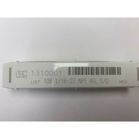 osg tap and die 1/16" - 27 NPT 4 FLUTE TAPER PIPE TAP HIGH SPEED STEEL STEAM OXIDE OSG 1310001