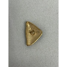 JHB Beautiful Enamel ANGEL FISH BUTTON Multi-Colored / Gold Shank 'NOS'