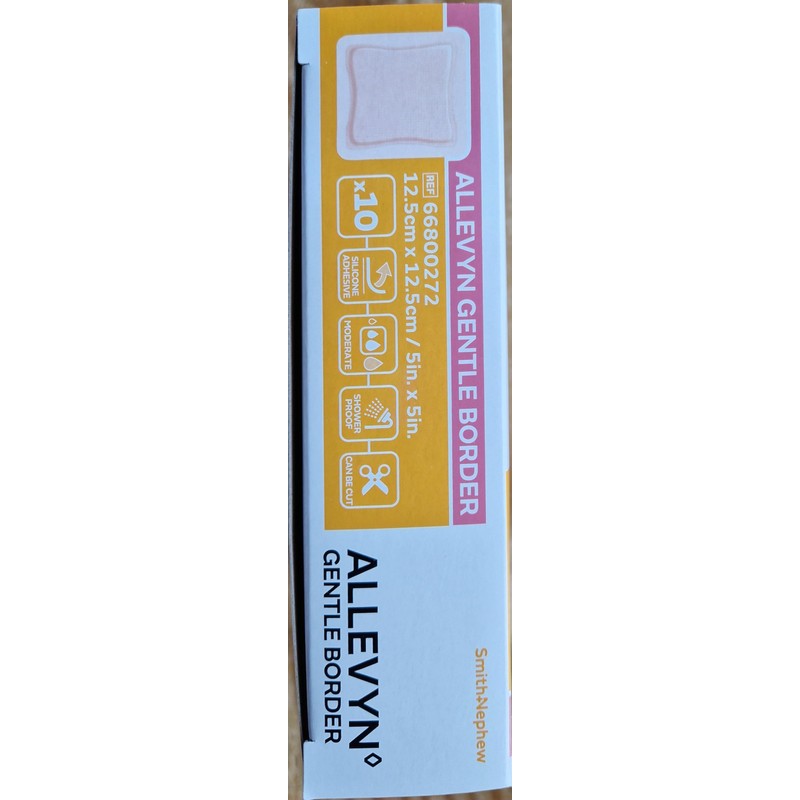 Allevyn Gentle Border Foam Composite 12.5 x 12.5 cm Pack