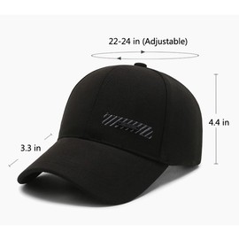 Men's Baseball Cap Adjustable Low Profile Dad Hat Vintage Trendy Trucker Hats for Mens (US, Alpha, One Size, Grey)