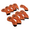 9pcs Golf Club Cover PU Leather Stylish Portable Golf Head