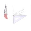 oxe Student Math Geometry Set,Drawing Compass 4 Inch and 6