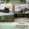8-Gallon Trash Bags Medium Garbage-Bag - 100 Counts Unscented Strong