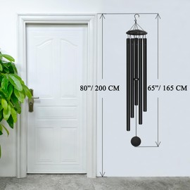 Large Wind Chimes for Outside Deep Tone, 65" Deep Tone Wind Chimes for Outside Porch Garden Patio Balcony Memorial Room Decor, Memorial Sympathy Gift for Loss of Loved One