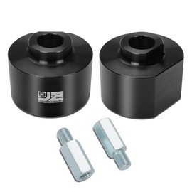 J2 Engineering 3" Front Leveling Lift Kit Bump Stop Mount Lift Kit Spacers Compatible with 81-96 F150 / 83-96 Ranger / 99-20 F250 SD F350 SD 2WD, J2-LK-FD-F-015-BK