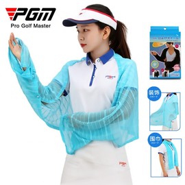 PGM Golf Women's Multi-functional Sun Protection Arm Sleeve Scarf Multi-functional Shawl Pink 15ea