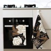 YOCIBIUT Retro Beige Gold Penoy Kitchen Towels Set of 2,Decorative