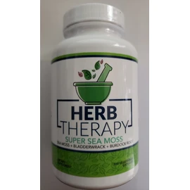 5/2025 Qty 2 HERB THERAPY - Super Sea Moss - 100 Veg Caps x 2 - GMP Certified - 5/2025