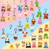 DINESIL 12 PCS Random Mini Plush Animal Toys, Bulk Stuffed