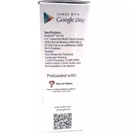 Trio MEDIA PLAYER Trio Stealth Lite 4GB 4.3” Android 4.0C OS Wi-Fi - Black NEW