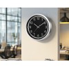 Fzy.bstim Silent Wall Clock Battery Operated,Modern Metal Wall Clock Decorative