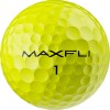 Maxfli StraightFli 2025 Golf Balls Gloss White/Yellow & Matte Orange/Green