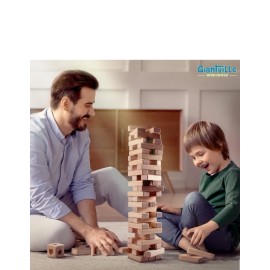 Giantville Large Tumbling Timber Game Toy W/Dice (New)