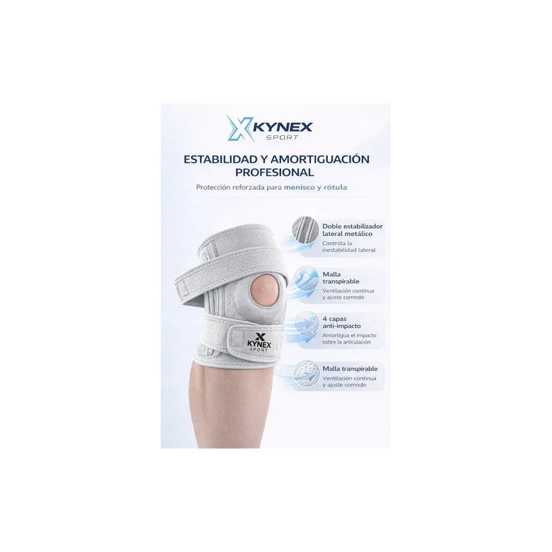 Rodillera Deportiva Compresion Para Rodilla Gym Soporte Kyne