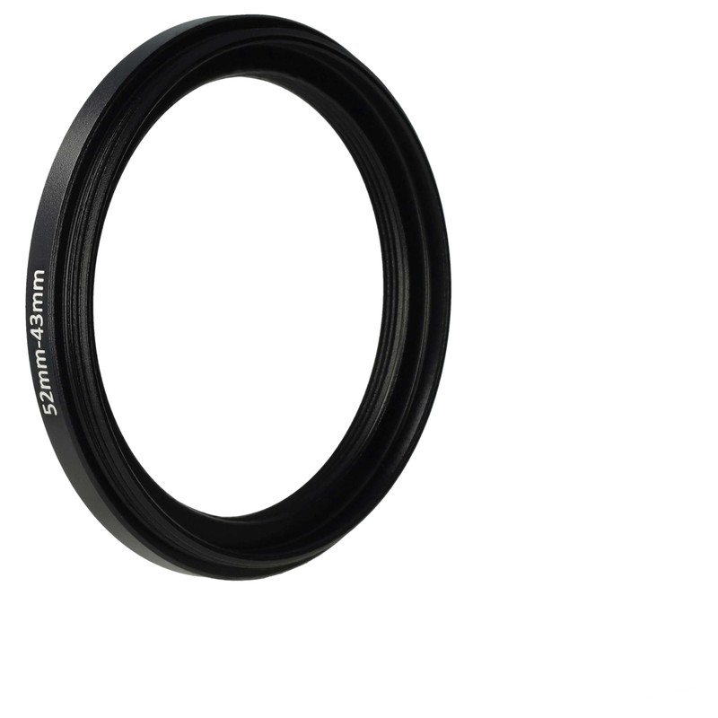 vhbw 52mm to 43mm Step Down Ring Adapter for Camera