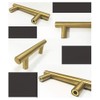 ANSIEDIO 6 Pack Kitchen Cupboard Handles Gold Cabinet Handles 96mm
