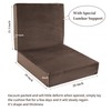HOMBYS Foam Recliner Chair Cushions for Elderly, 4" Thick Chair