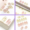 Getrays 60pcs Small Paper Clips, 2cm Cute Shape Heart Moon