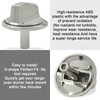 Delixike Upgrade 5304525746 5304504839 Long Handle Stove knob,Refrigerator Burner knob,Gas