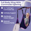 Medacure Full Body Patient Lift Sling with Commode Opening Universal