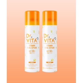 Dr. Vita [3 Types of Sample Gifts] Whitening, Anti-Wrinkle, and Strong UV Protection Triple Function Vitamin Sunspray 150ml (SPF50+ / PA++++) x 2 Packs