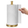 Fatizon Paper Towel Holder Stand, Gold Paper Towel Holder Countertop,
