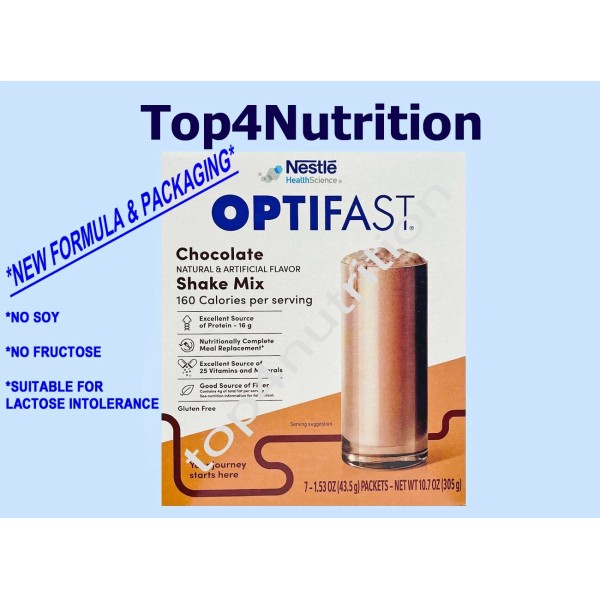 OPTIFAST SHAKES | 5 BOXES | CHOCOLATE | 35 SERVINGS