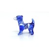 Sansukjai Dachshund Micro Tiny Figurines Hand Blown Glass Art Animals