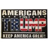 Americans For Trump Keep America Great! 100D Woven Poly Nylon