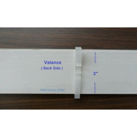 Blind 12 pcs 2 1/2", 3" or 3 1/4" Valance Clips For Faux & Wood Venetion Blinds - 3 Inch, 12 pieces